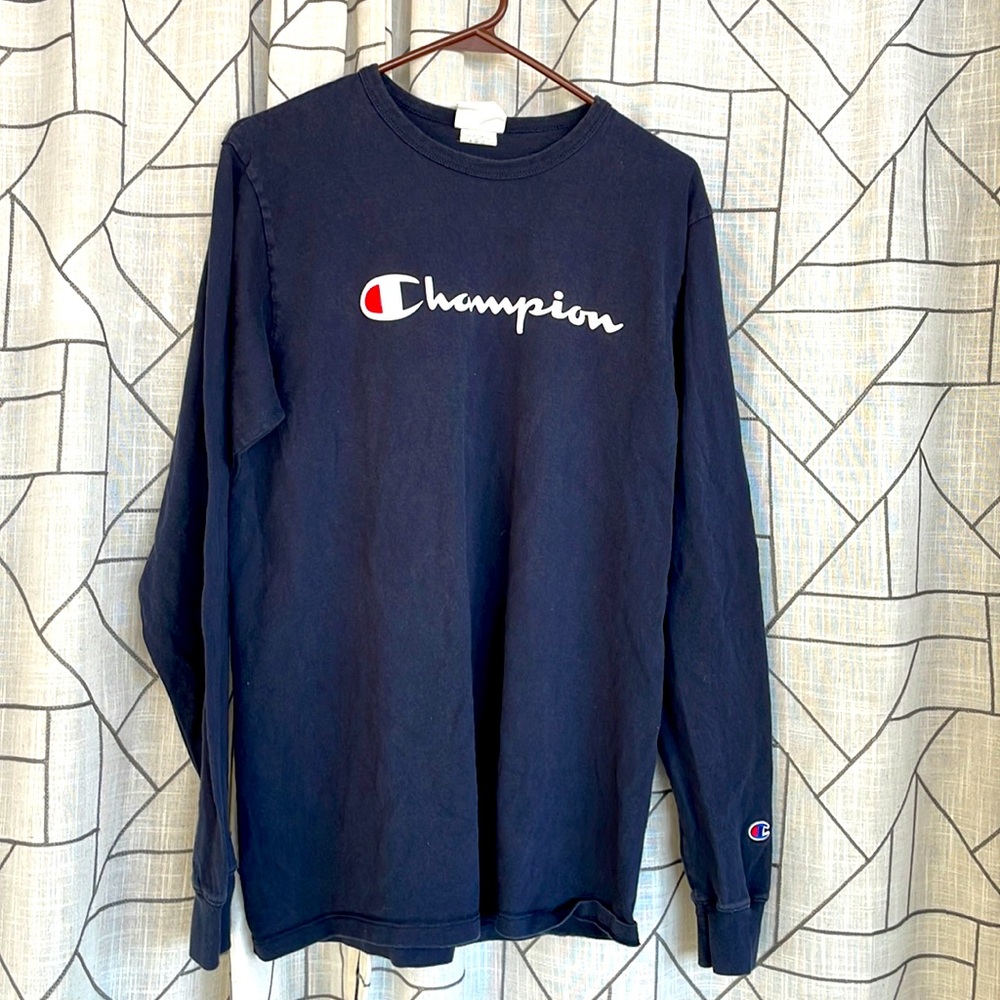 Champion LS tee navy men’s L